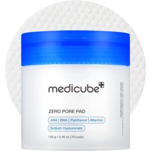 medicube - Zero Pore Pad 2.0 p hámlasztó és hidratáló, pórusösszehúzó korongok 70db