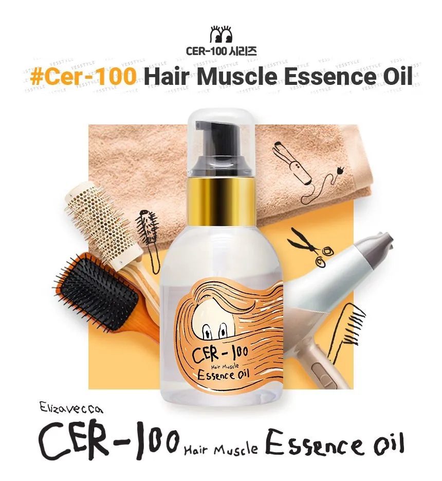 Elizavecca Intenzíven tápláló olaj CER-100 Hair Muscle Essence Oil - Image 2