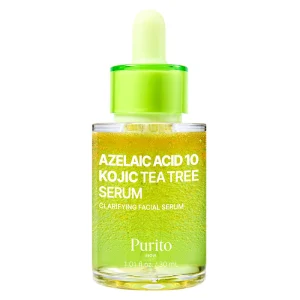 Purito Seoul Azelaic Acid 10 Kojic Tea Tree Serum – Pattanások Elleni Szérum 30ml