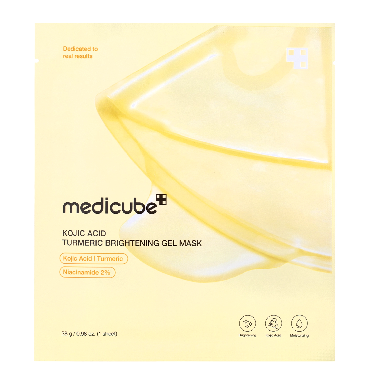 Medicube – Kojic Acid Turmeric Brightening Gel Mask, 1 db