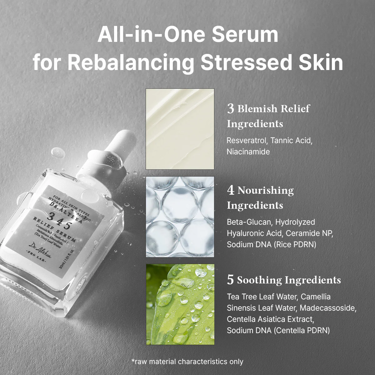 Dr. Althea 345 Relief Serum – Arcápoló Szérum 30ml - Image 3