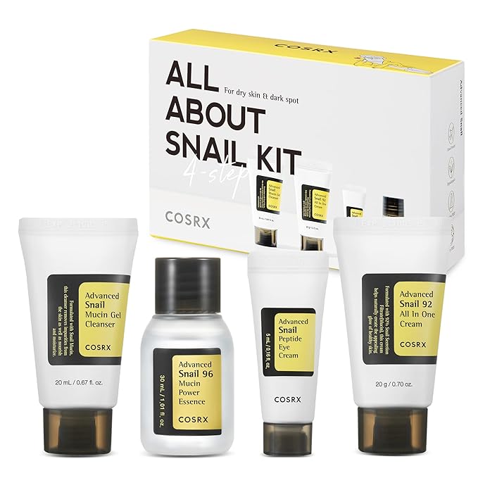 COSRX - All About Snail Kit - 4 lépéses csiganyál arcápolási rutin - 1db